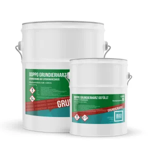 doppo Grundierharz gefüllt